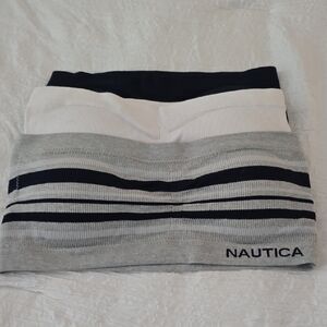 Nautica Navy, White, and Gray Striped Tube Tops.  Set of 3